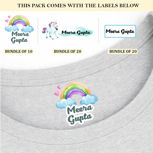 Unicorn Magic Iron On Label ( Pack of 50 )