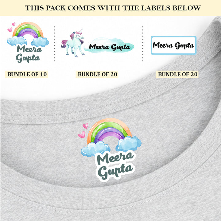 Unicorn Magic Iron On Label ( Pack of 50 )