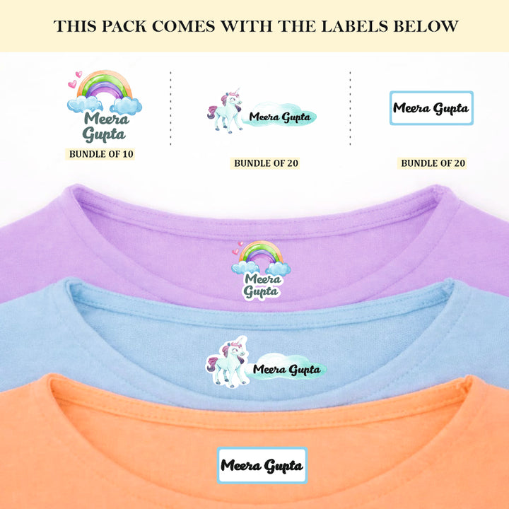 Unicorn Magic Iron On Label ( Pack of 50 )