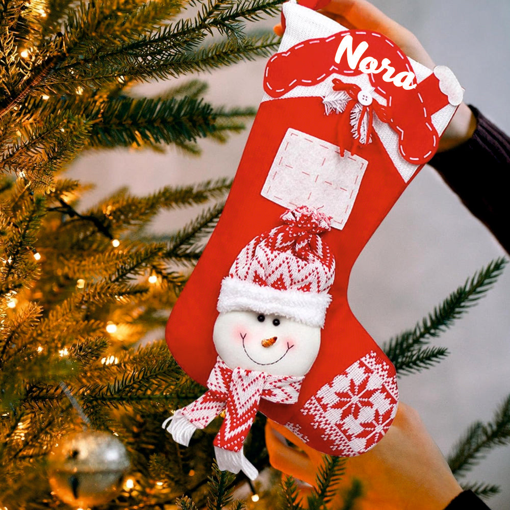 Nordic Knit Stockings - Set of 3