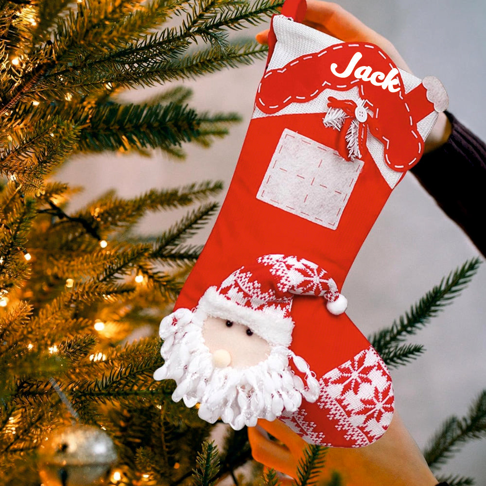 Nordic Knit Stockings - Set of 3
