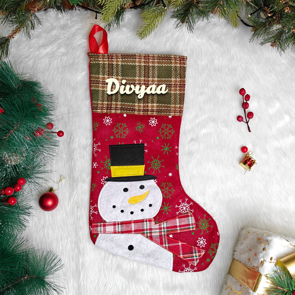 Vintage Holiday Stocking - Set of 3