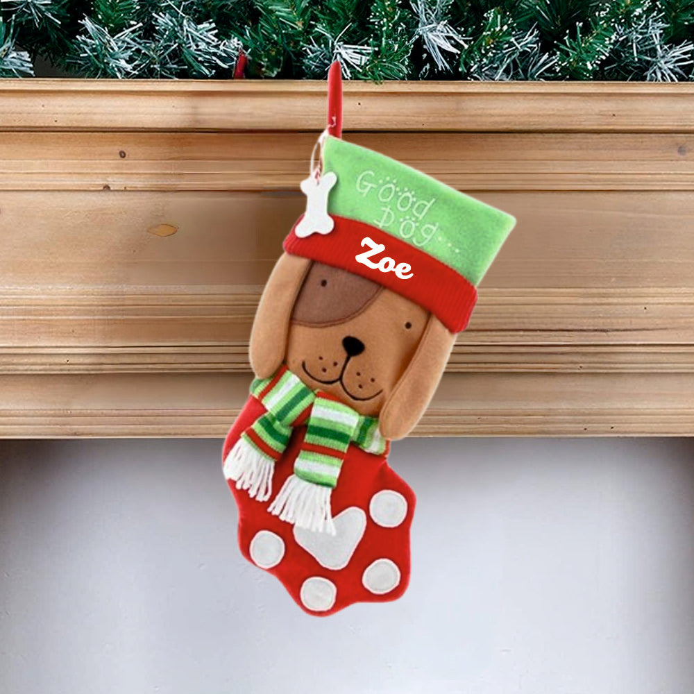 Happy Paw-Whisker stocking