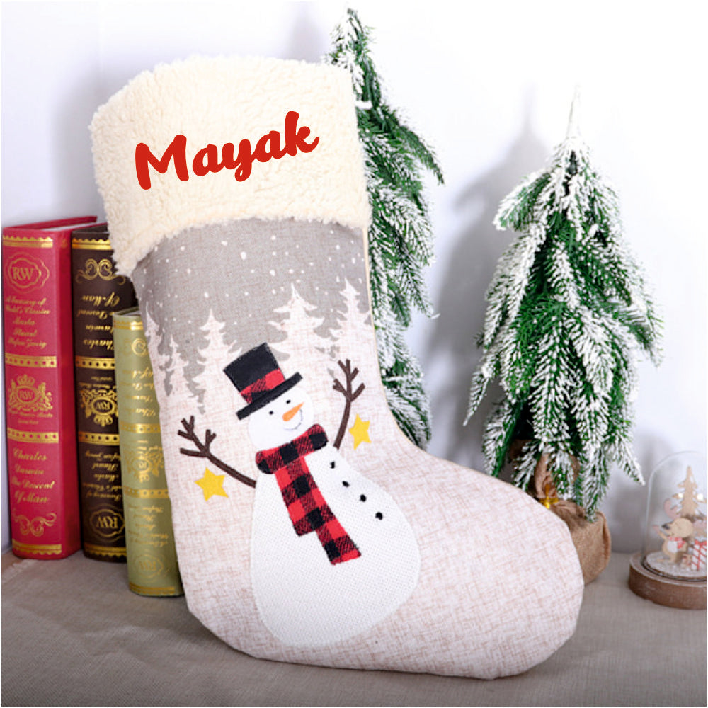 Frosty Forest Stockings -Set of 2