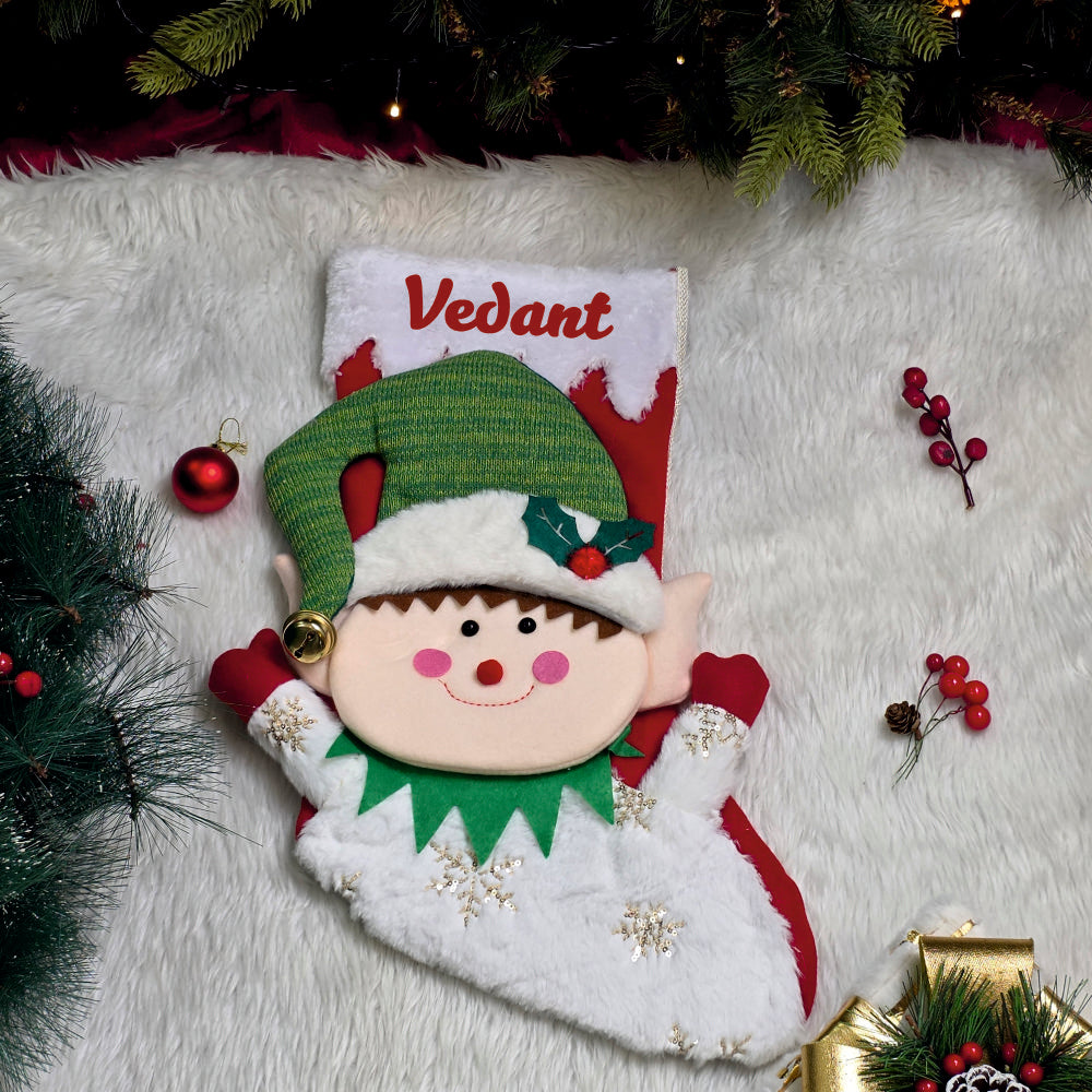 Snowy Snuggle Stockings - Set of 4