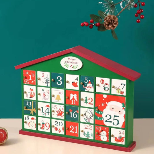 Babble Wrap Wooden Advent Calendar (Tinsel Town House)