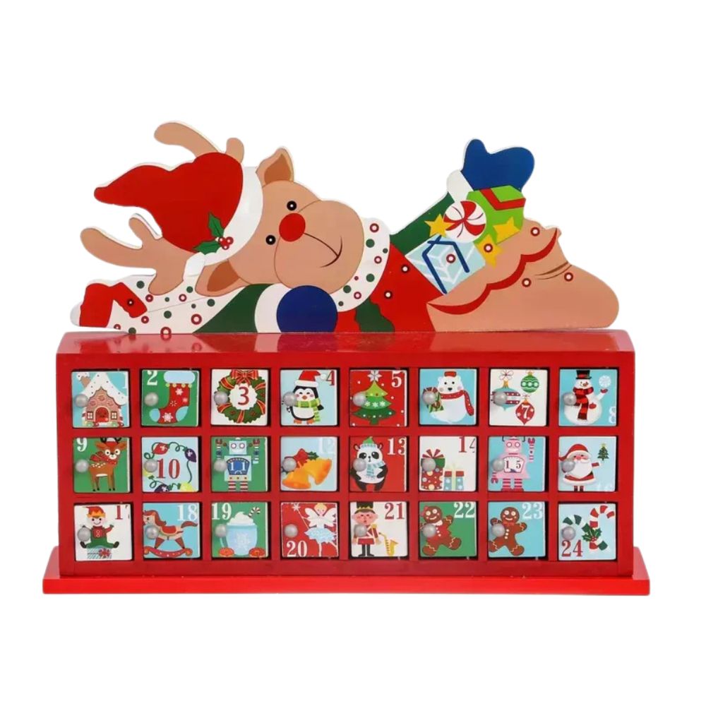 Babble Wrap Wooden Advent Calendar (Reindeer Magic)