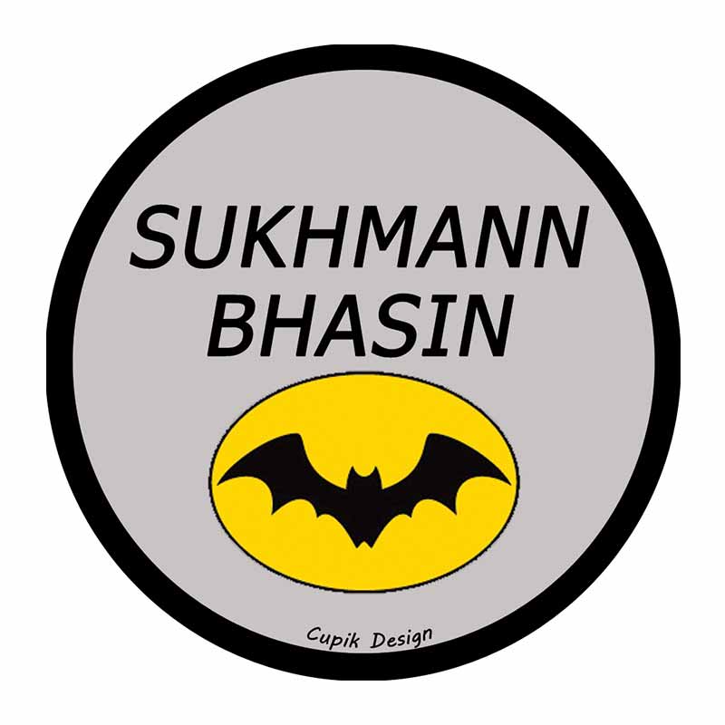 Batman Waterproof Stickers (Round)