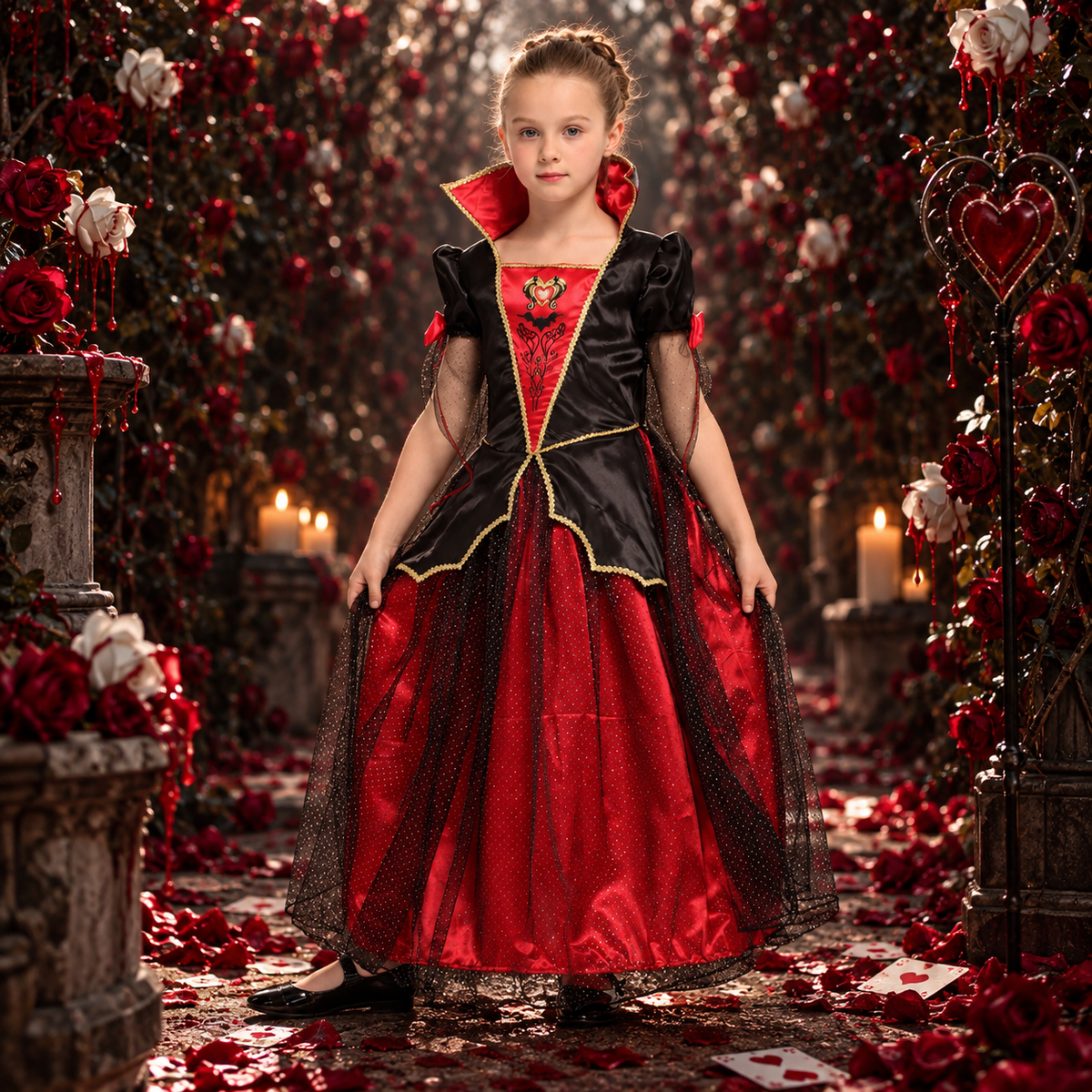 Halloween costume - Vampire Queen of Hearts