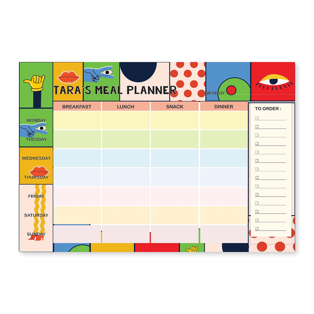 Meal Planner - Vintage Blocks