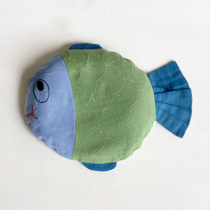 ORGANIC FISH  MUSTARD SEED  PILLOW