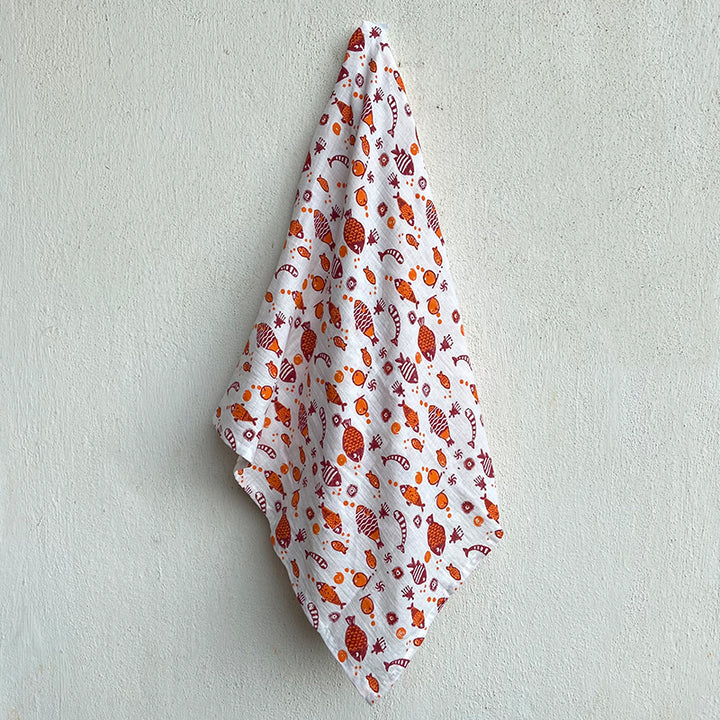 ORGANIC KOI RED SWADDLE