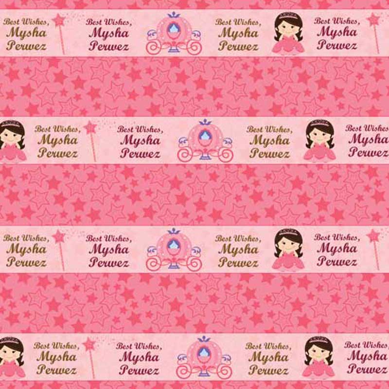 Personalised Princess Wrapping Paper