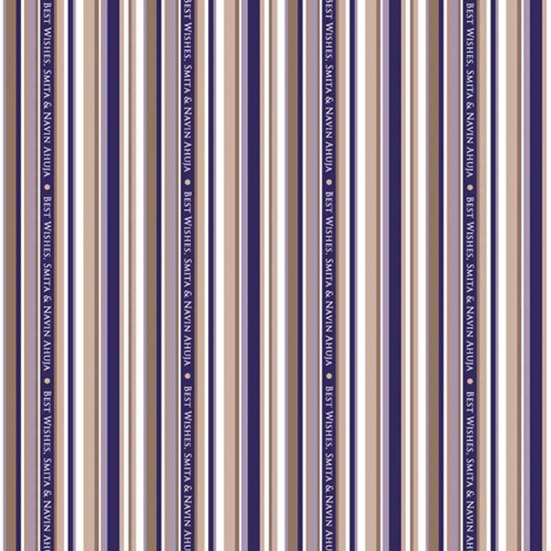 Personalised Stripey Wrapping Paper