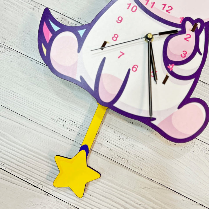 Wall Clock - Charming Unicorn