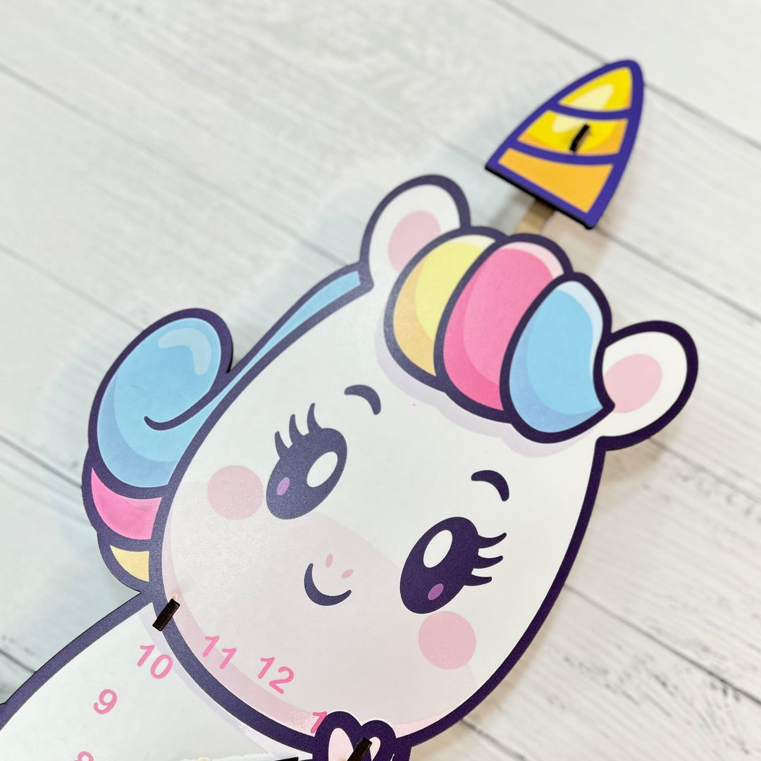 Wall Clock - Charming Unicorn