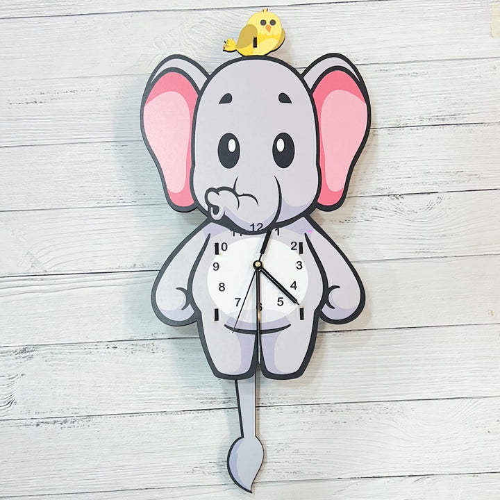 Wall Clock - Elephant Dreamtime