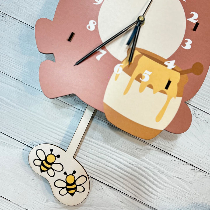 Wall Clock - Teddy's Timeless Charm