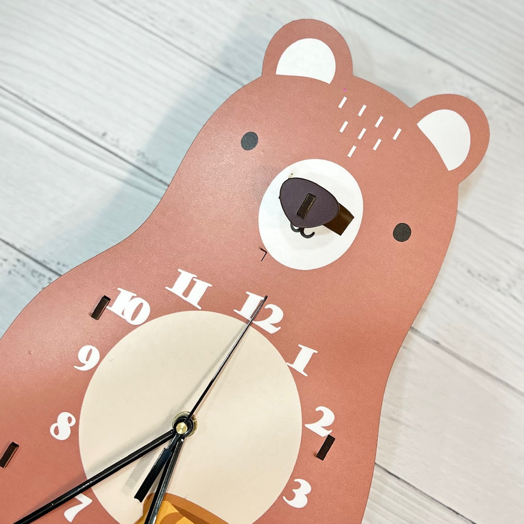 Wall Clock - Teddy's Timeless Charm