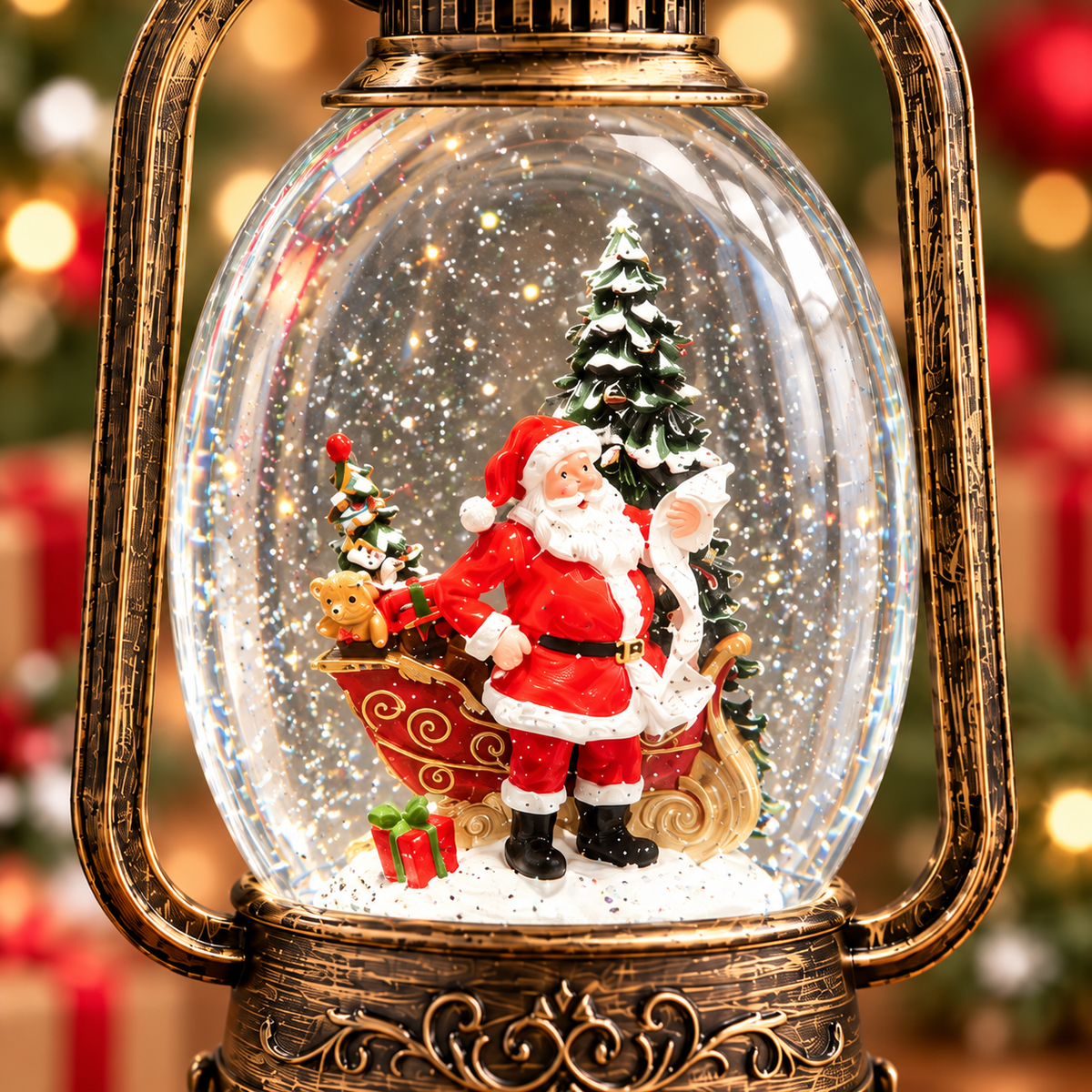 Water Light Carols - Santa’s Magical Light-Up Lantern