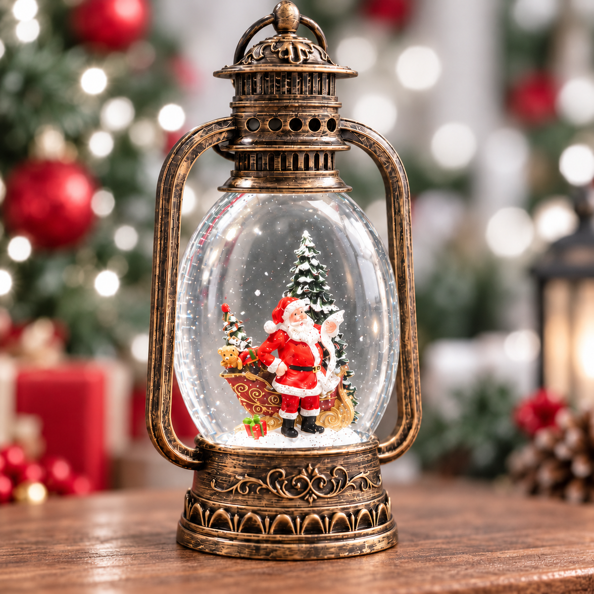 Water Light Carols - Santa’s Magical Light-Up Lantern