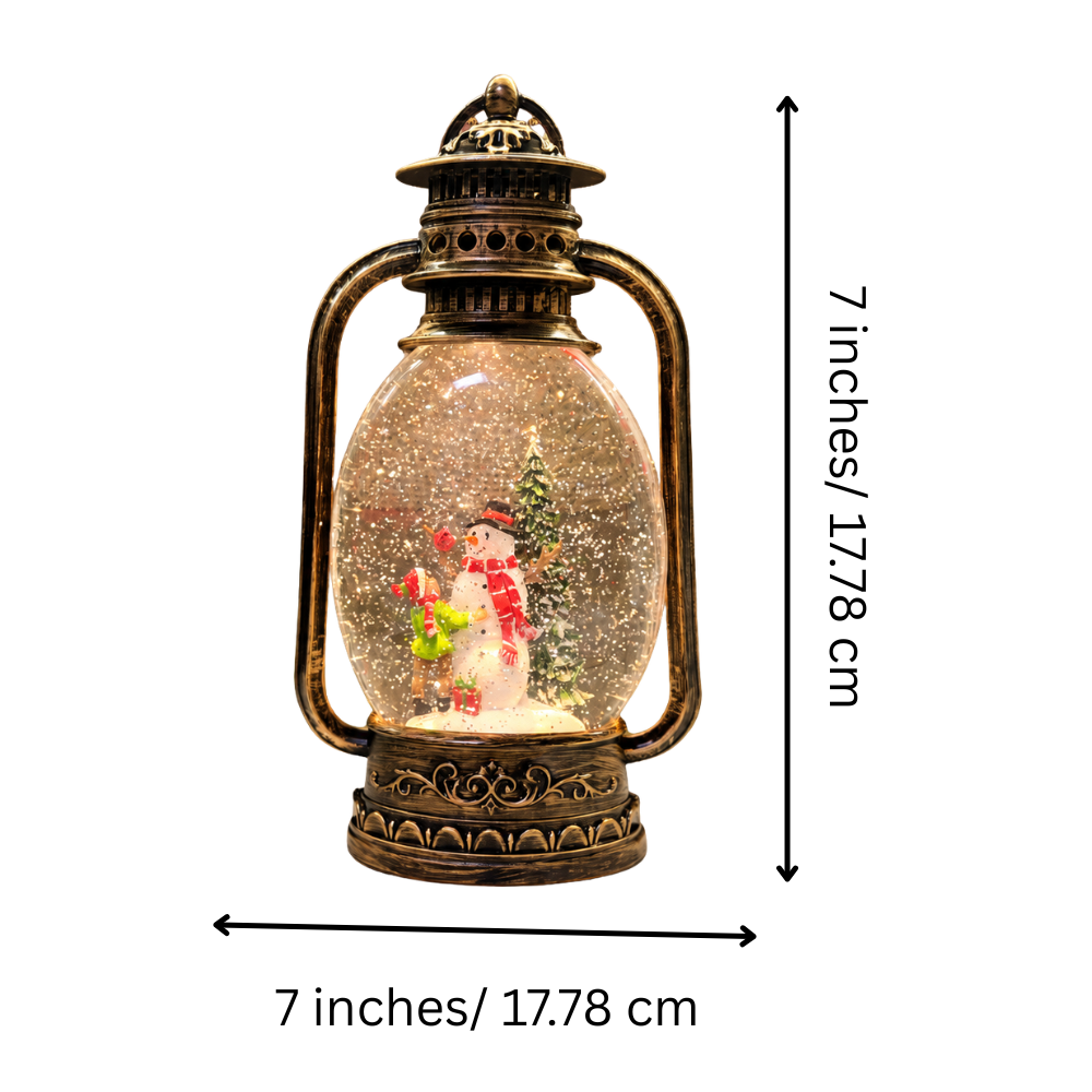 Water Light Carols - Snowman’s Magical Light-Up Lantern