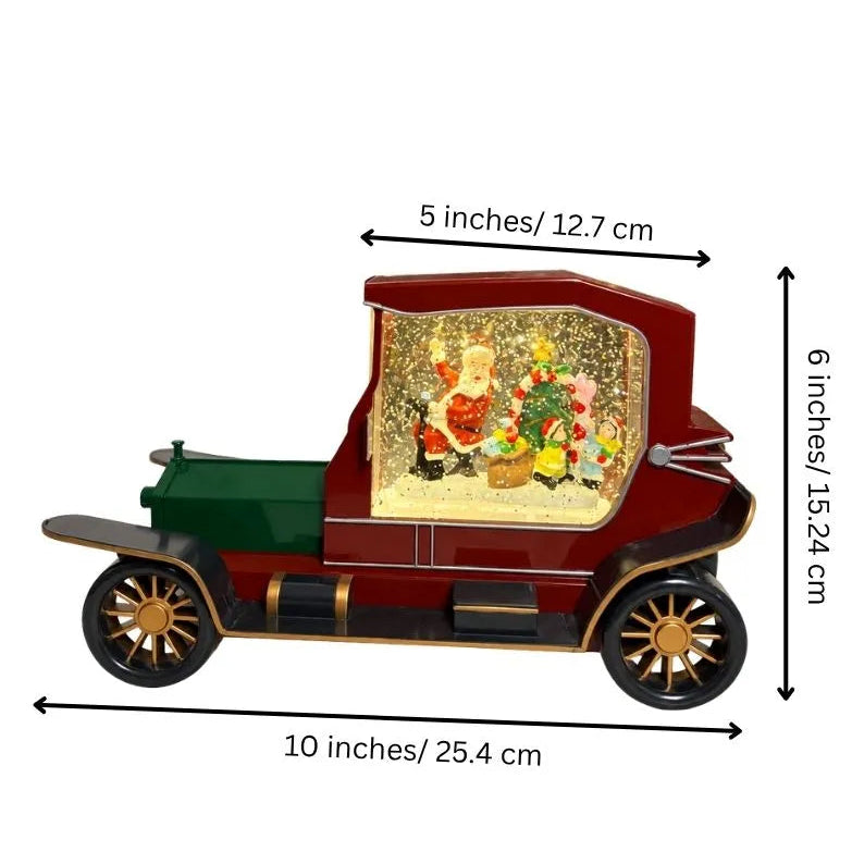 Water Light Carols - Santa & Friends Vintage Car