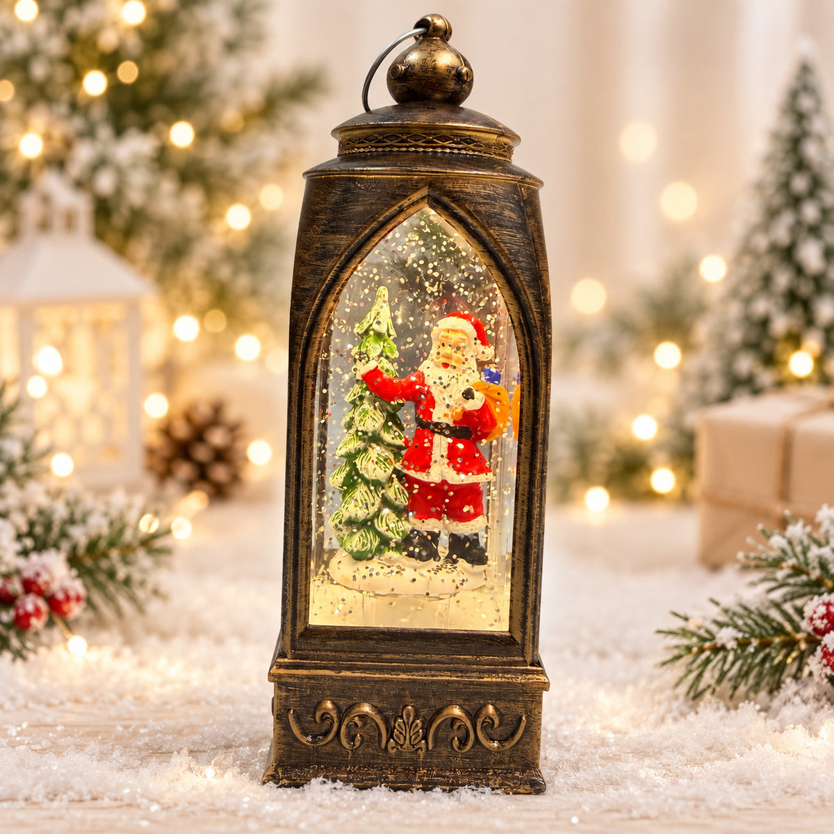 Water Light Carols - Santa's Lantern