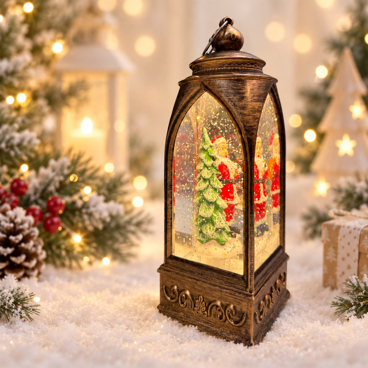 Water Light Carols - Santa's Lantern