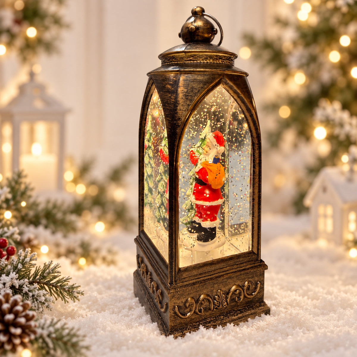 Water Light Carols - Santa's Lantern