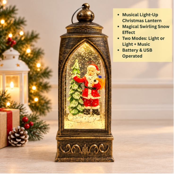 Water Light Carols - Santa's Lantern