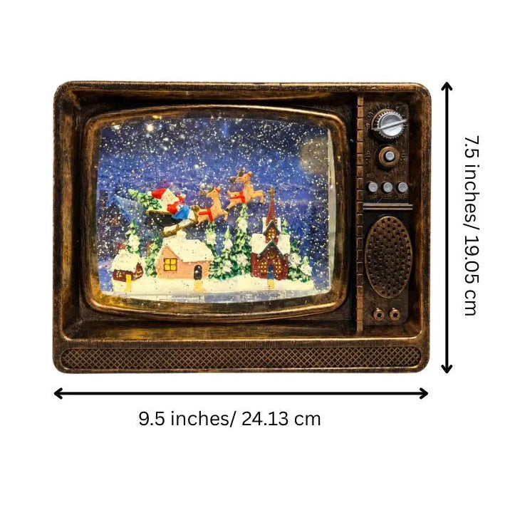 Water Light Carols - Santa’s Sleigh Glitter TV