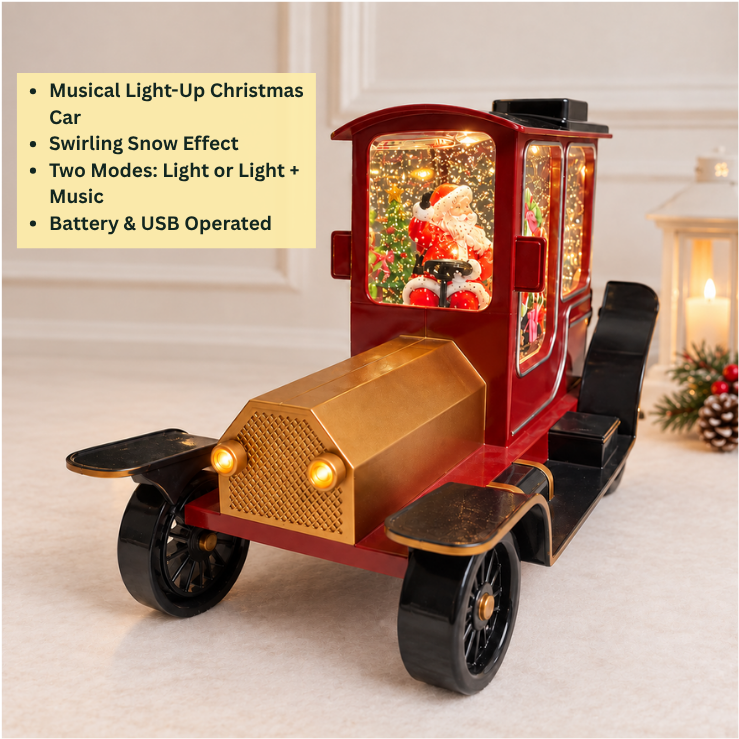 Water Light Carols - Santa’s Vintage Car