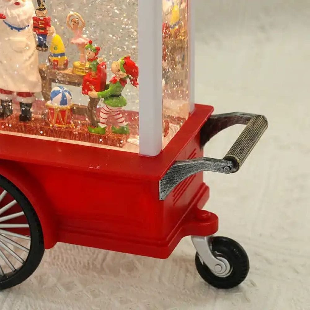 Babble Wrap Elf & Santa's Workshop- Light Up Musical Cart