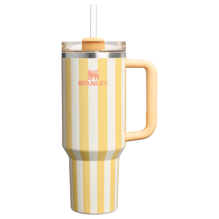 Limited Edition Stanley × Cabana Gloss Quencher - Sunshine Stripes - 40oz
