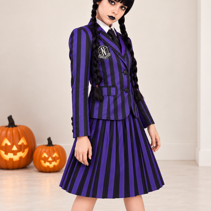 Wednesday Dark Academy Costume