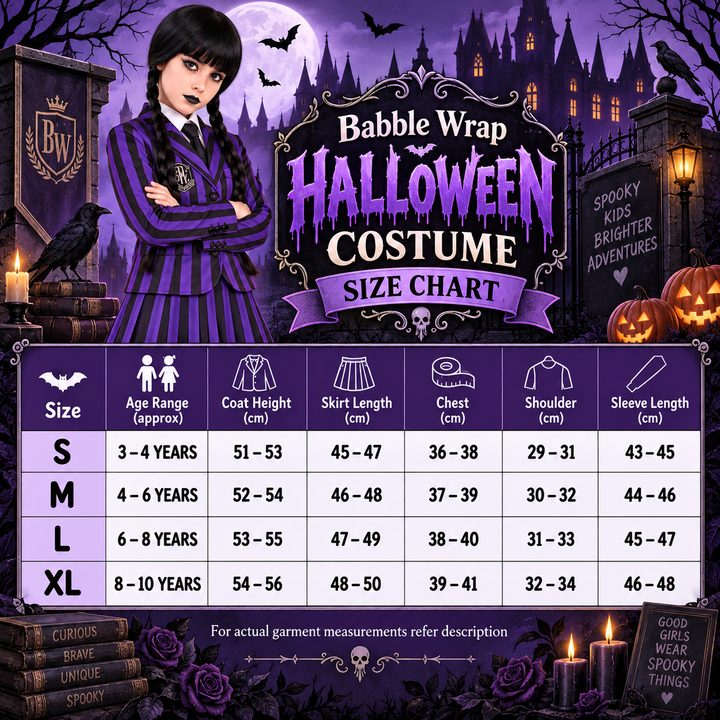 Wednesday Dark Academy Costume