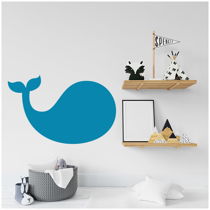 Whale Chalk Decal