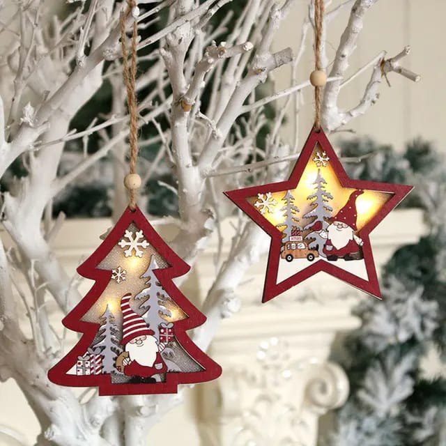 Babble Wrap Starlight Gnome Ornament- Set of 2