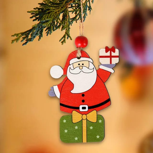 Babble Wrap Wooden Wonders of Christmas- Santa