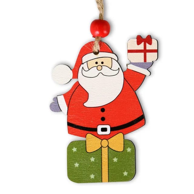 Babble Wrap Wooden Wonders of Christmas- Santa