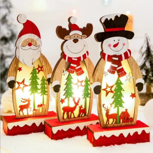 Babble Wrap Deck-the-Halls - Santa Light Decor