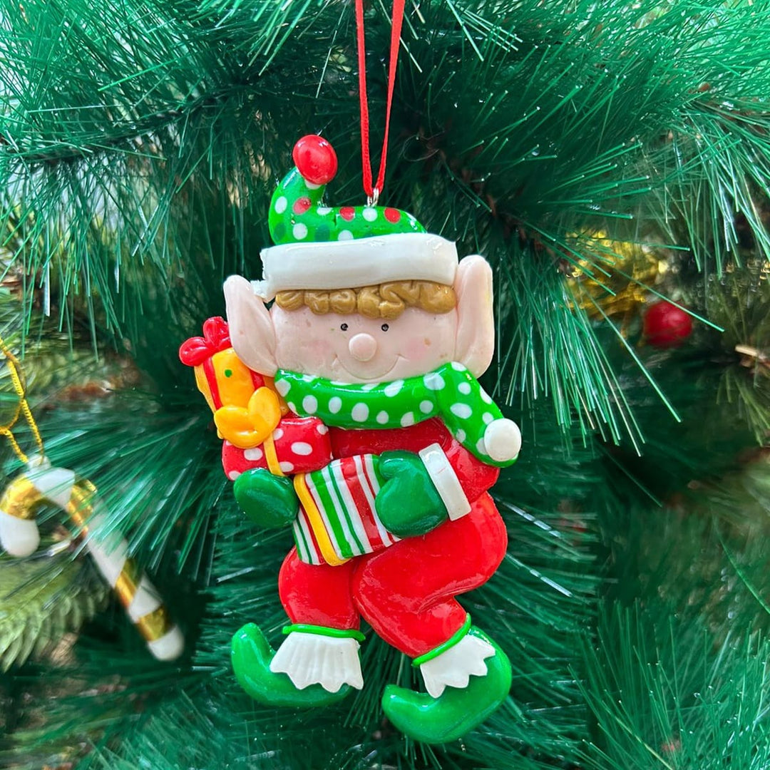 Babble Wrap Gift Galore Elf Ornament