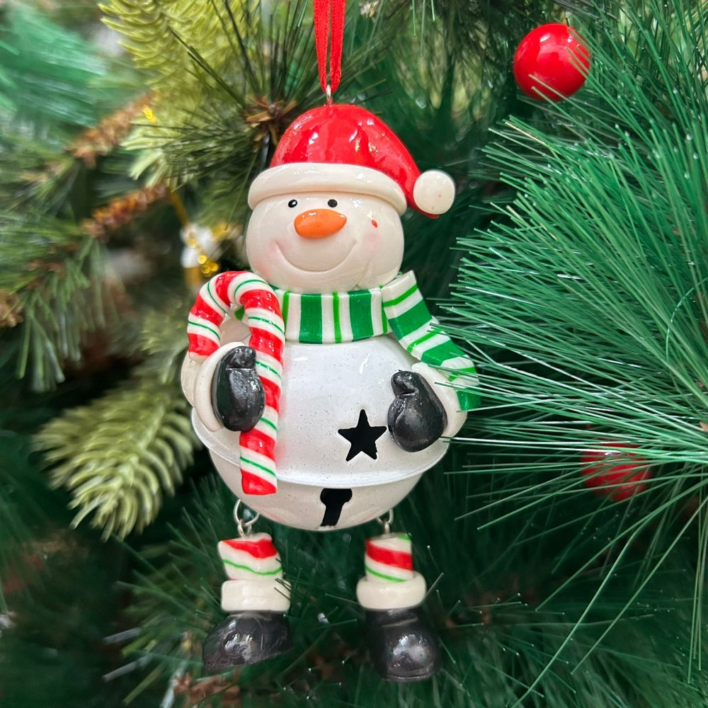 Babble Wrap Bell Ornament- Snowman