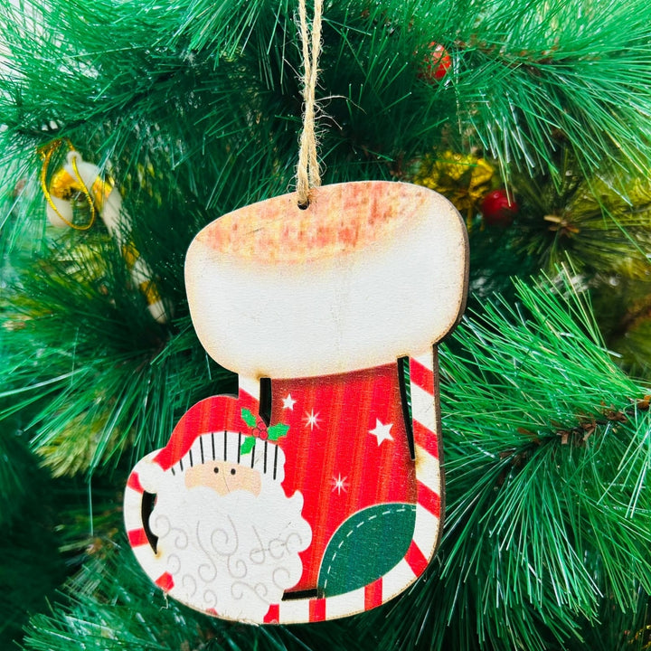 Babble Wrap Starlight Santa Ornament