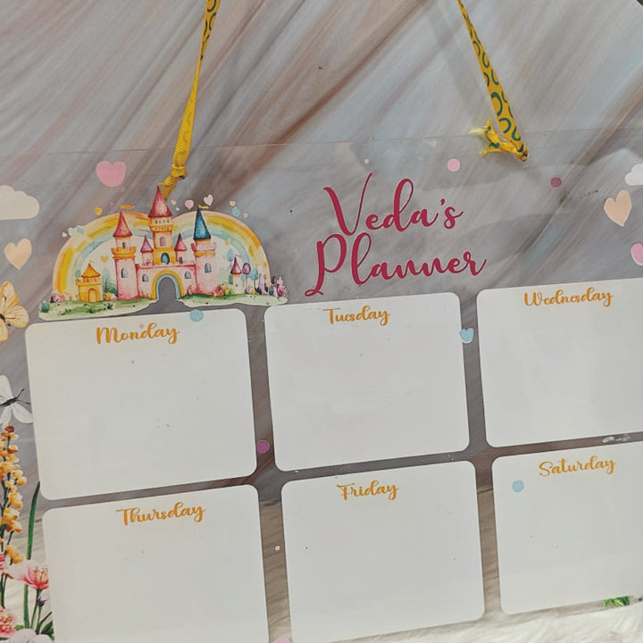Acrylic planner - Majestic Castle