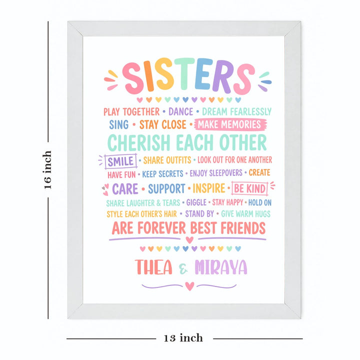 Wall Frame - Sisters Forever