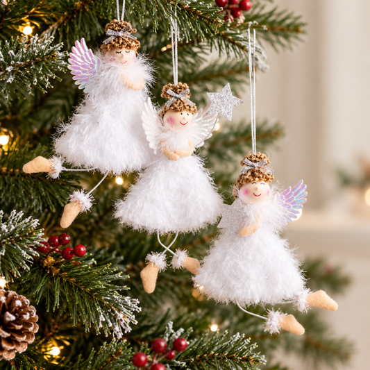 Winged Wonder Ornament- Flying Angels (Set of 3)