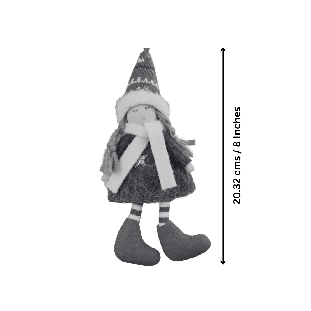 Winter Wonderland Soft Fabric Doll Ornaments - Set Of 3