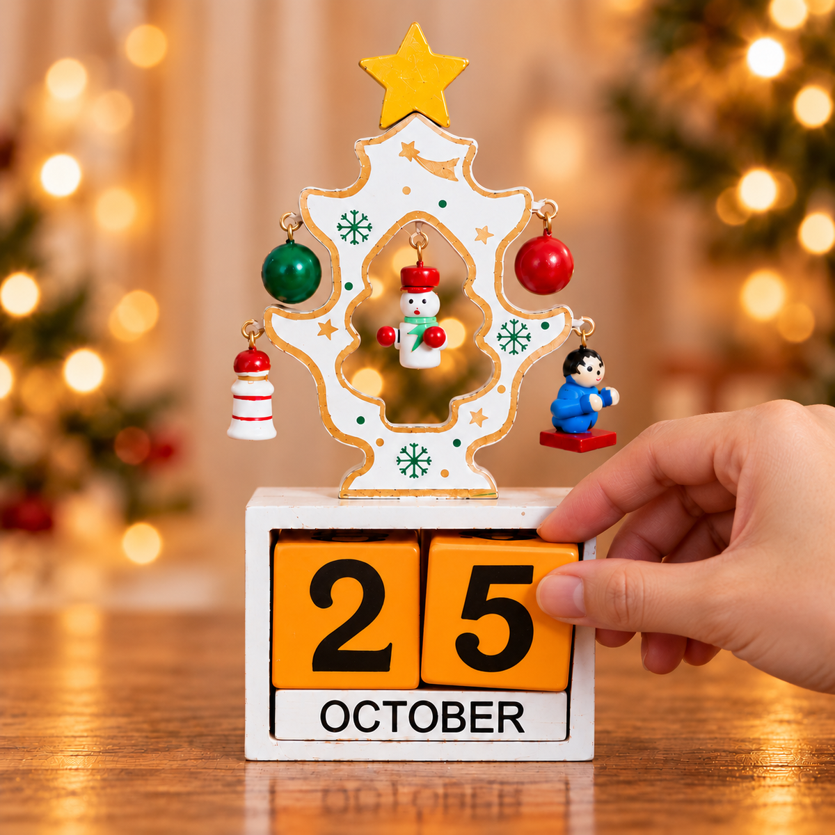 Wooden DIY Countdown to Merry Day - Snow White